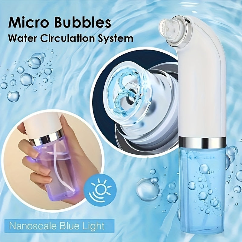USB Rechargeable Blackhead Remover & Deep Cleansing Light Beige Care Device with Ultra Small Bubble Technology, 400mAh Lithium Battery, Fragrance-Free – Perfect for Pore Minimizing and Light Beige Rejuvenation, Daily Skinca